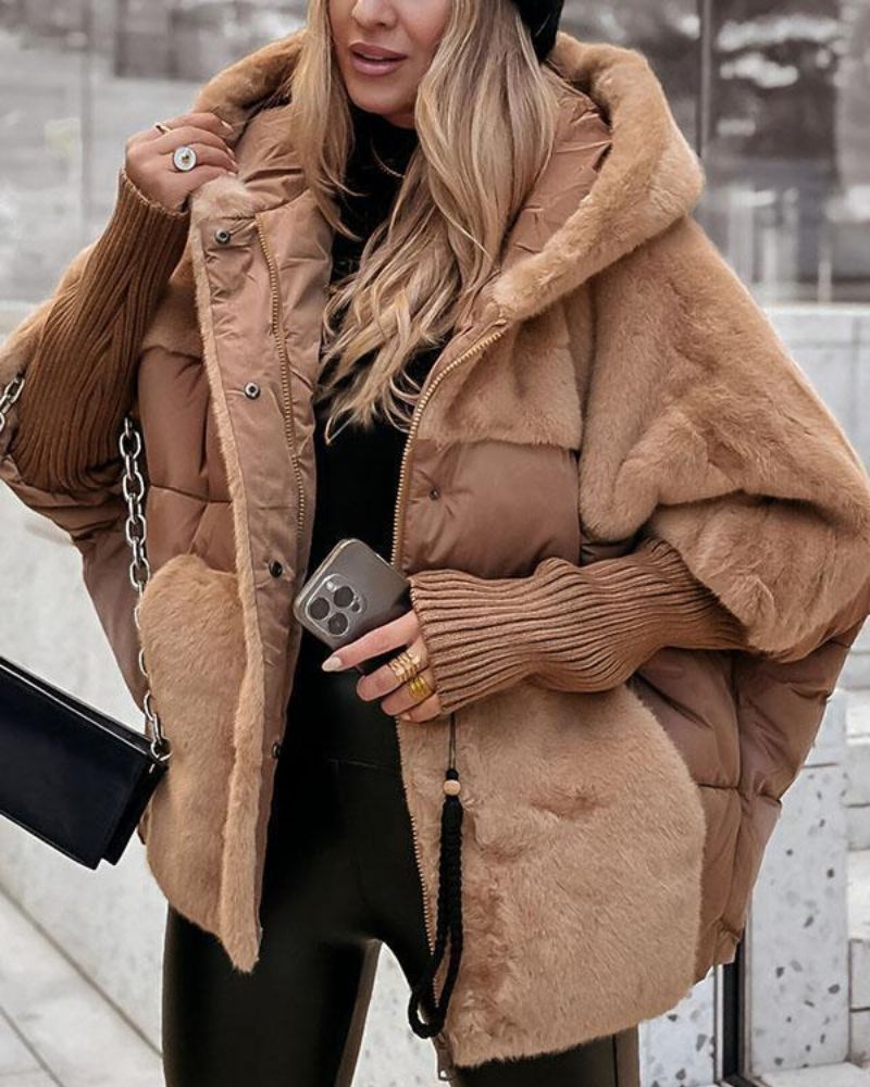Chaqueta Femenina Puffer con Capucha Raina