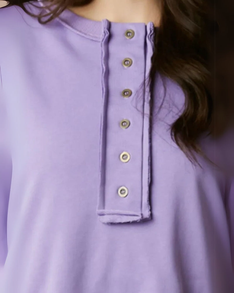 Blusa Oversized Rosa con Paetés Paula