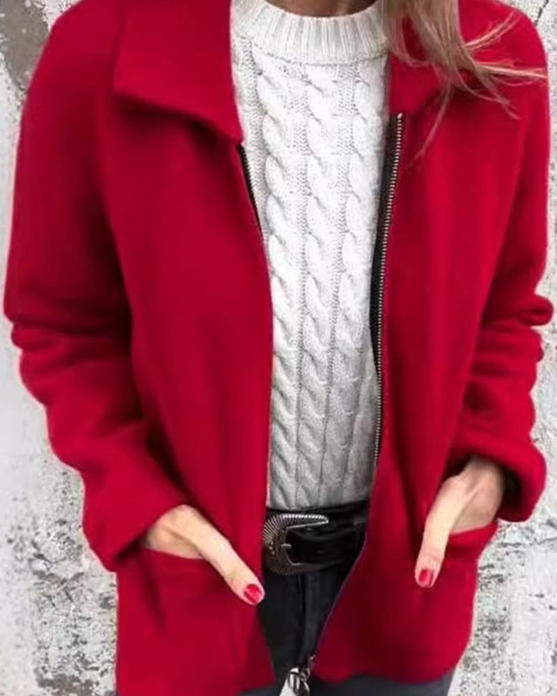 Chaqueta Femenina de Sudadera de Felpa Fernanda