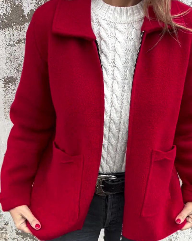 Chaqueta Femenina de Sudadera de Felpa Fernanda
