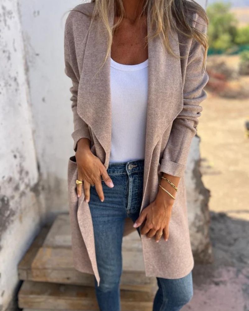 Chaqueta Femenina Ligera Estilo Cárdigan Egona