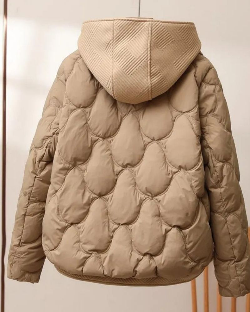 Chaqueta Femenina Acolchada con Capucha Berta