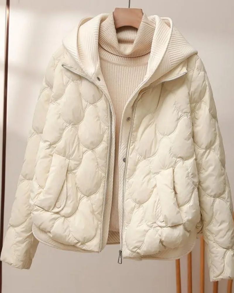 Chaqueta Femenina Acolchada con Capucha Berta