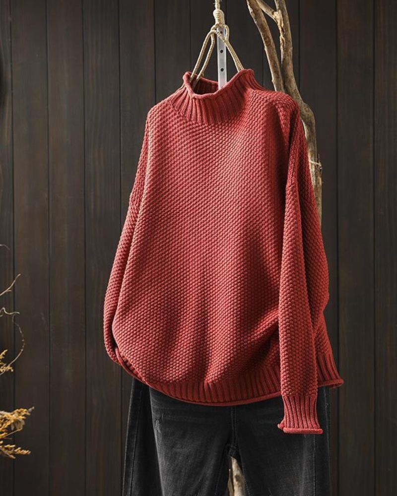 Suéter Femenino Oversized de Tricô Zilá