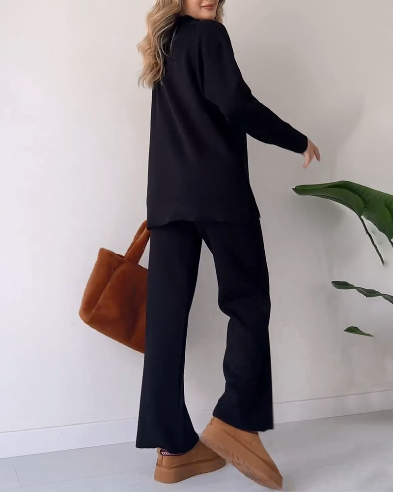 Coria - Ensemble Deux Pièces Décontracté En Tricot