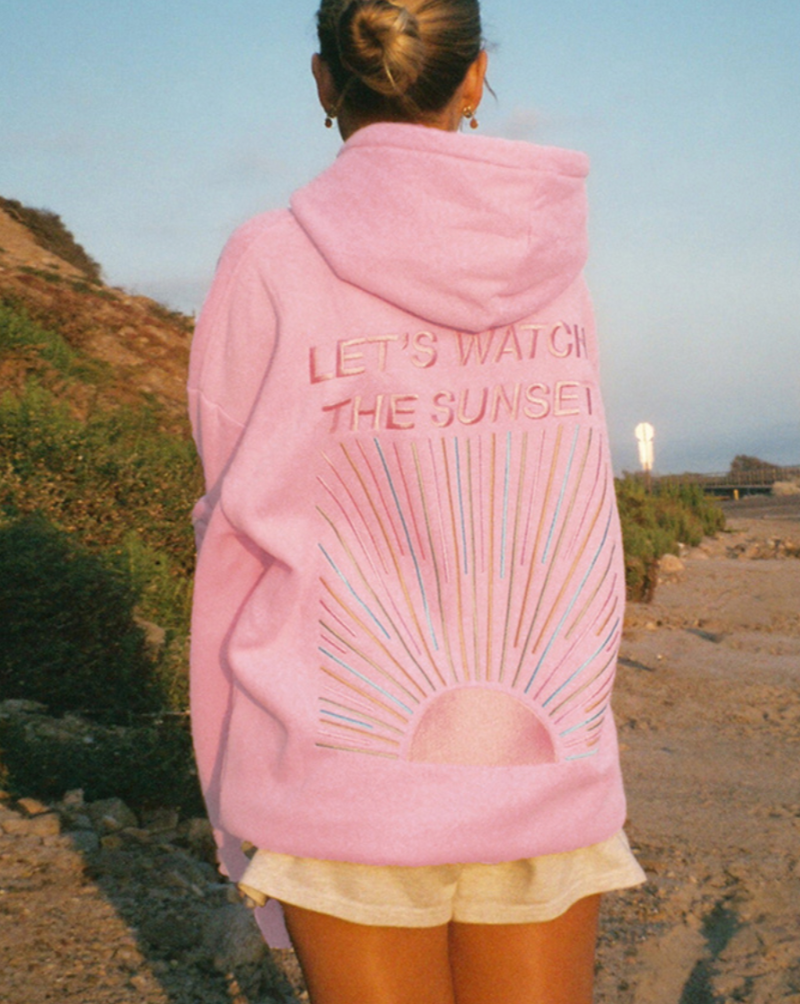 Sudadera con Capucha 'Veamos el Atardecer' Lívia