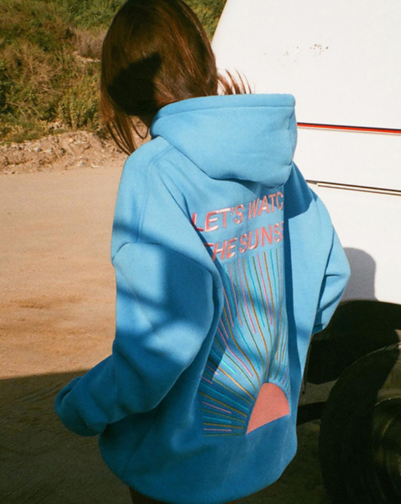 Sudadera con Capucha 'Veamos el Atardecer' Lívia