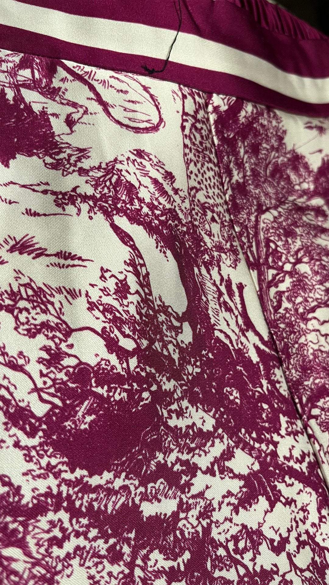Conjunto Casual de Manga Larga Estampado con Escote en V