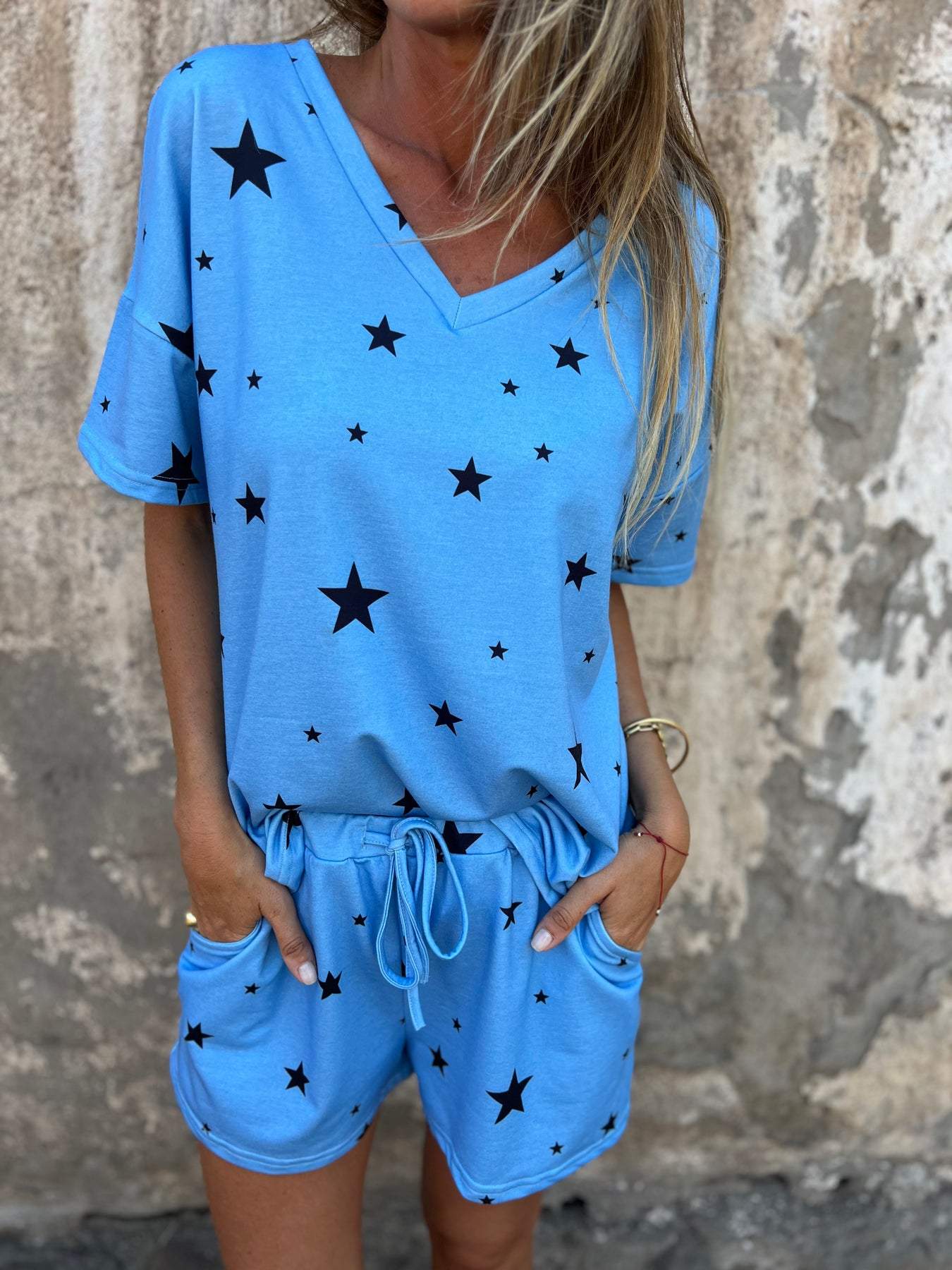 Conjunto Confortable con Estampado de Estrella