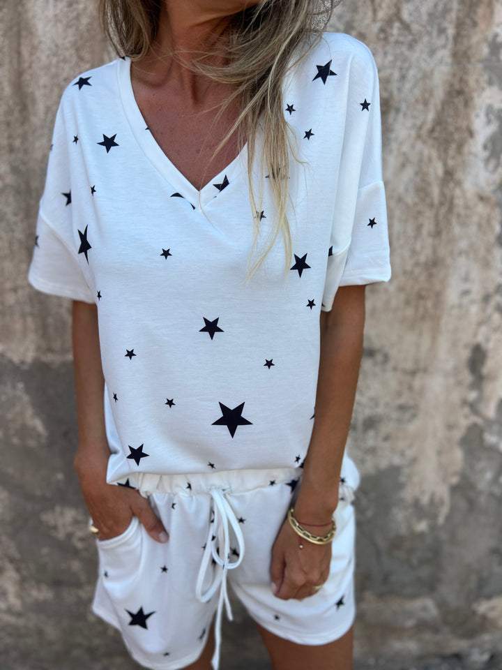 Conjunto Confortable con Estampado de Estrella