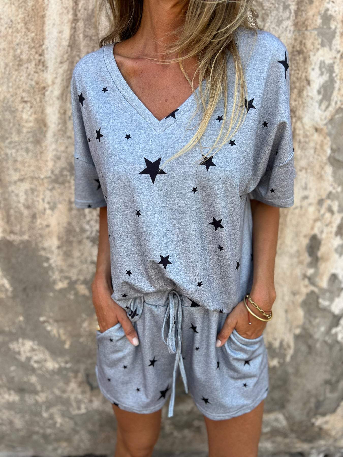 Conjunto Confortable con Estampado de Estrella