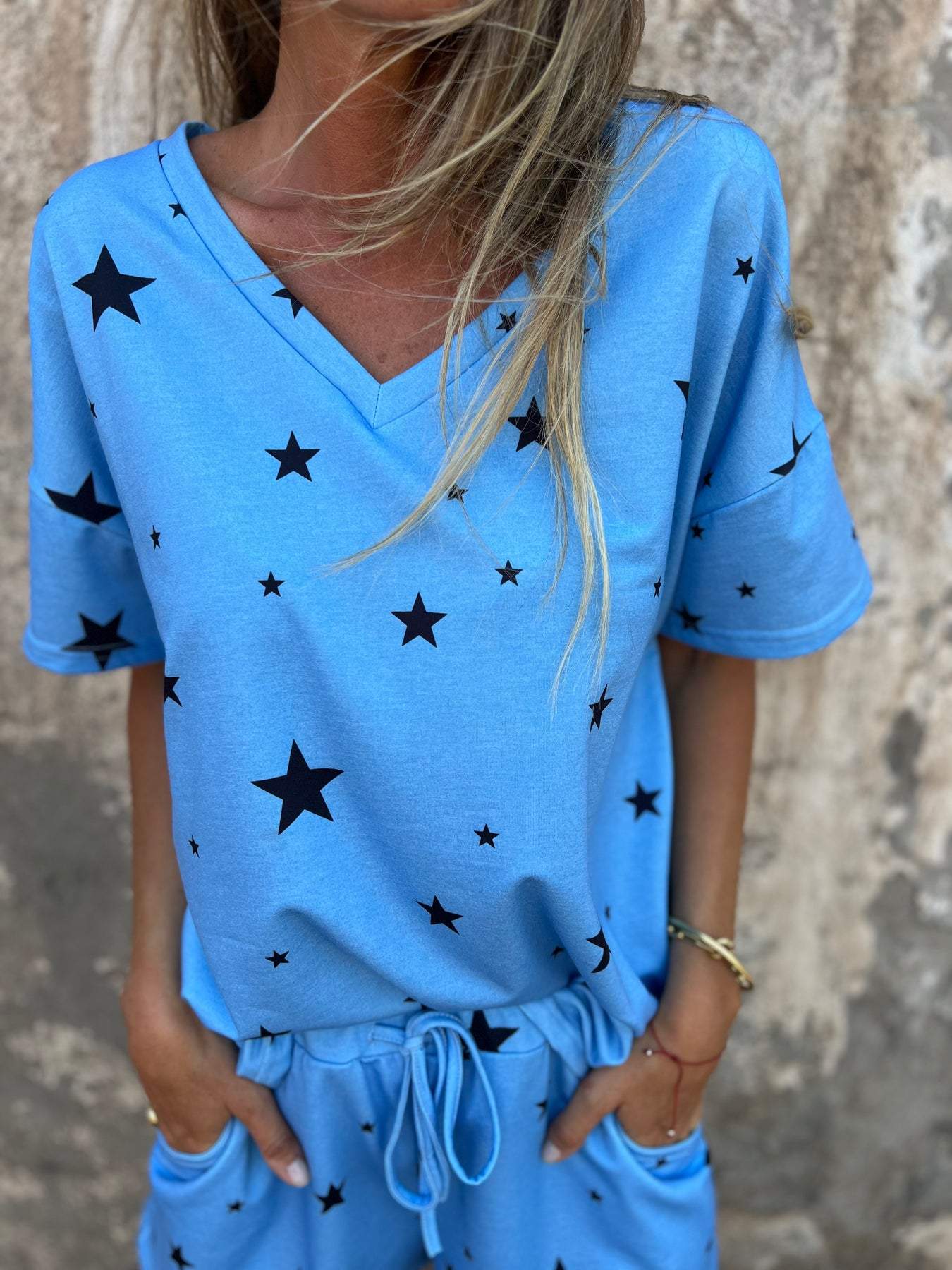 Conjunto Confortable con Estampado de Estrella