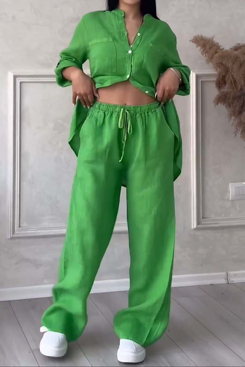 Conjunto Casual de Lino y Algodón – Levedad y Estilo Atemporal