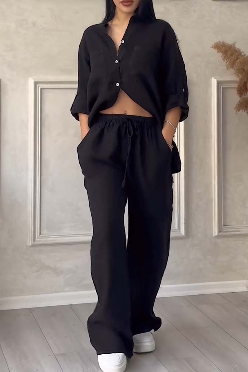 Conjunto Casual de Lino y Algodón – Levedad y Estilo Atemporal