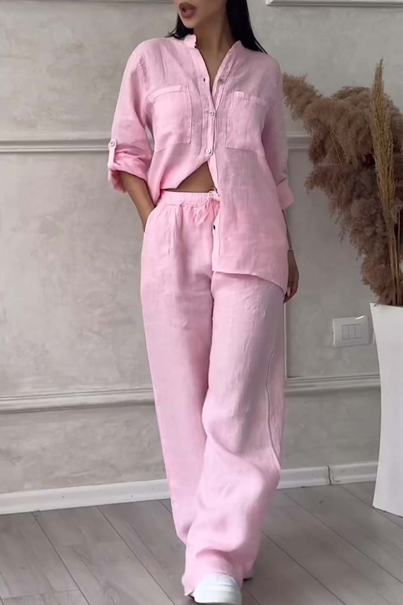 Conjunto Casual de Lino y Algodón – Levedad y Estilo Atemporal
