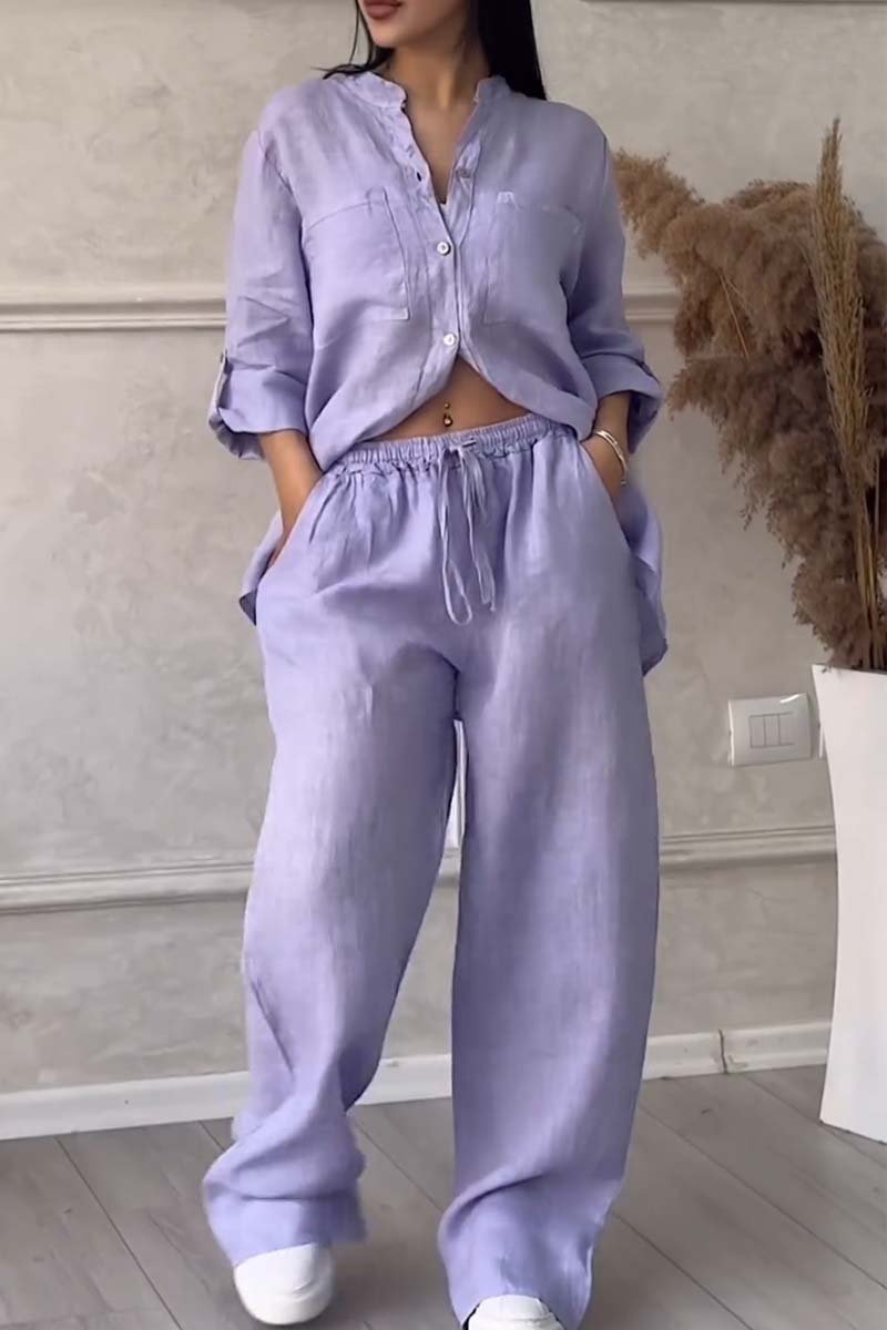 Conjunto Casual de Lino y Algodón – Levedad y Estilo Atemporal