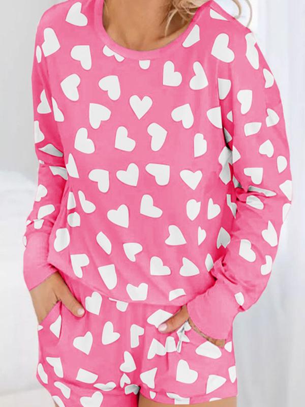 Conjunto de Dos Piezas con Estampado de Amor para el Día de San Valentín