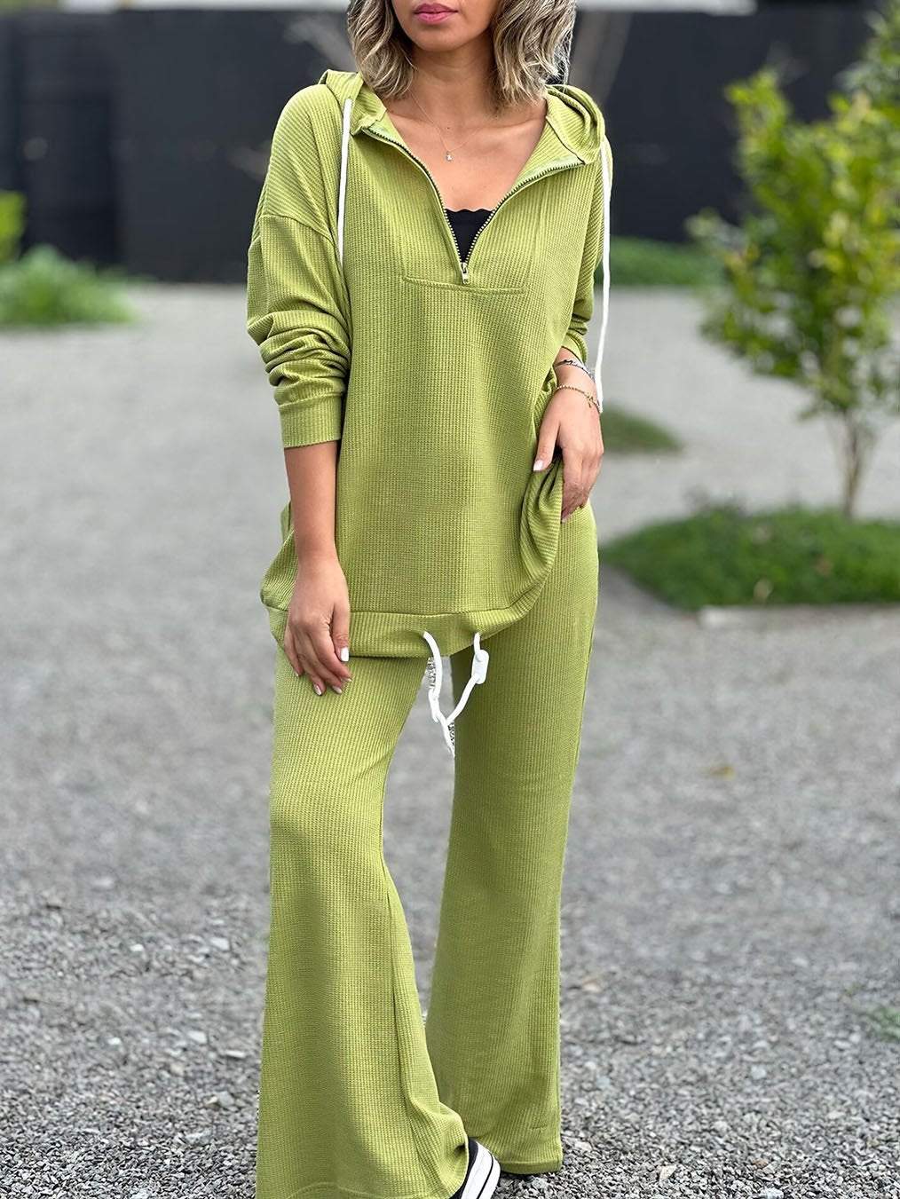 Conjunto Femenino Casual Contrastante