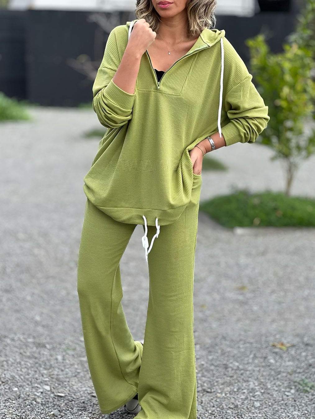 Conjunto Femenino Casual Contrastante