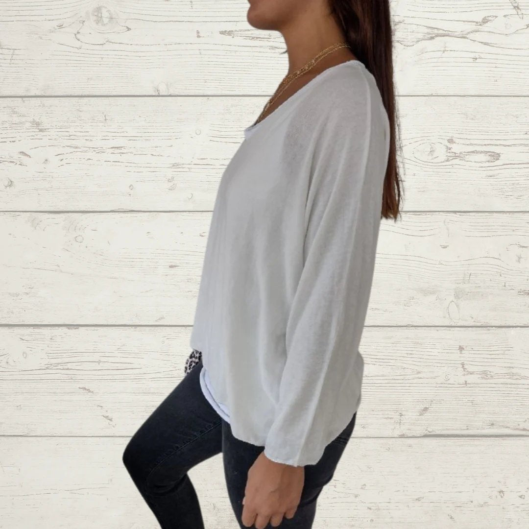 Conjunto Femenino Casual de Tops de Color Sólido y Cami de Dos Piezas