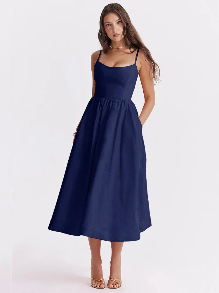 Vestido Corset Midi Princesa Jade