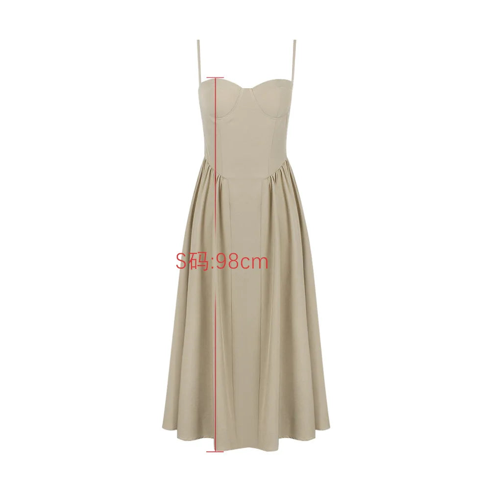 Vestido Midi Corset Tirantes Nia