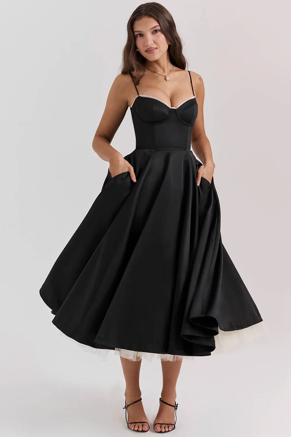 Vestido Midi Corset Zoe