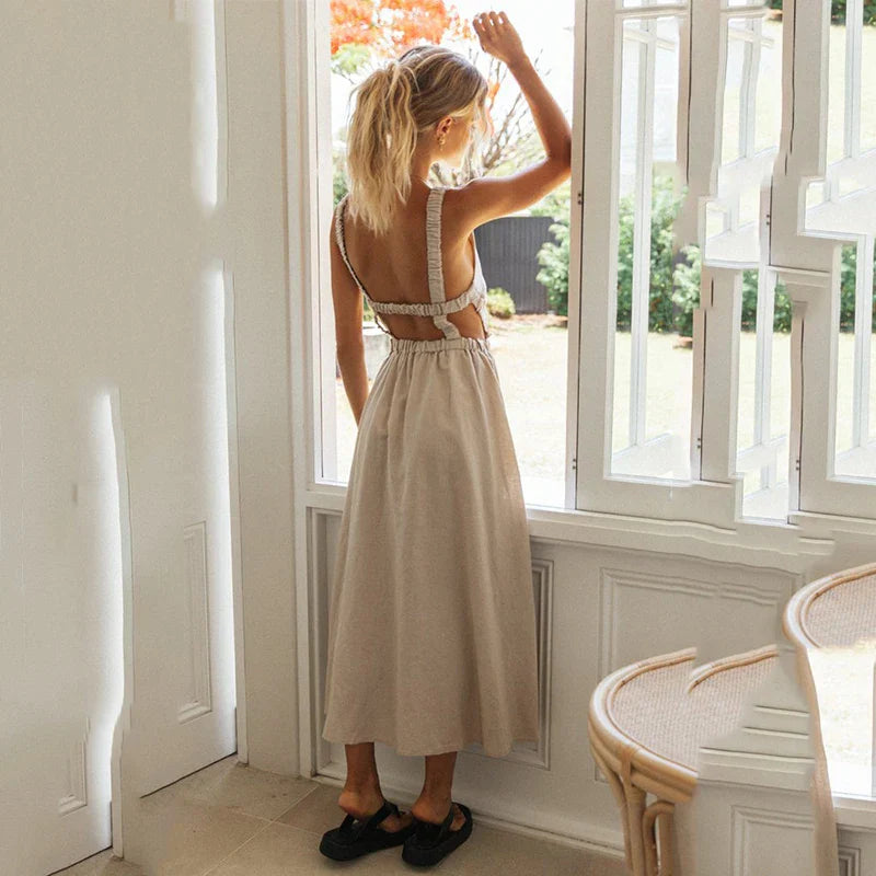 Vestido Midi Regata Costa Nua Ruby