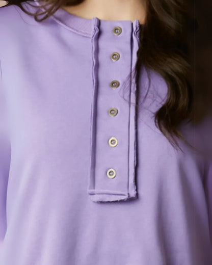 Blusa Oversized Rosa con Paetés Paula