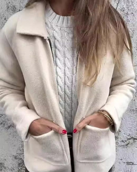 Chaqueta Femenina de Sudadera de Felpa Fernanda