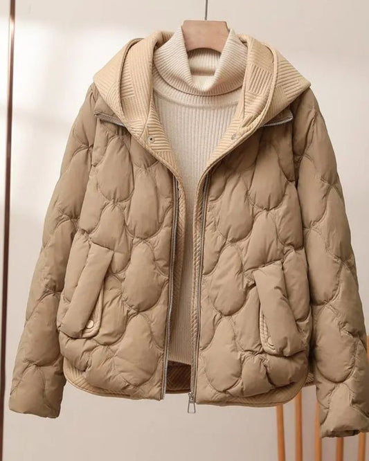 Chaqueta Femenina Acolchada con Capucha Berta