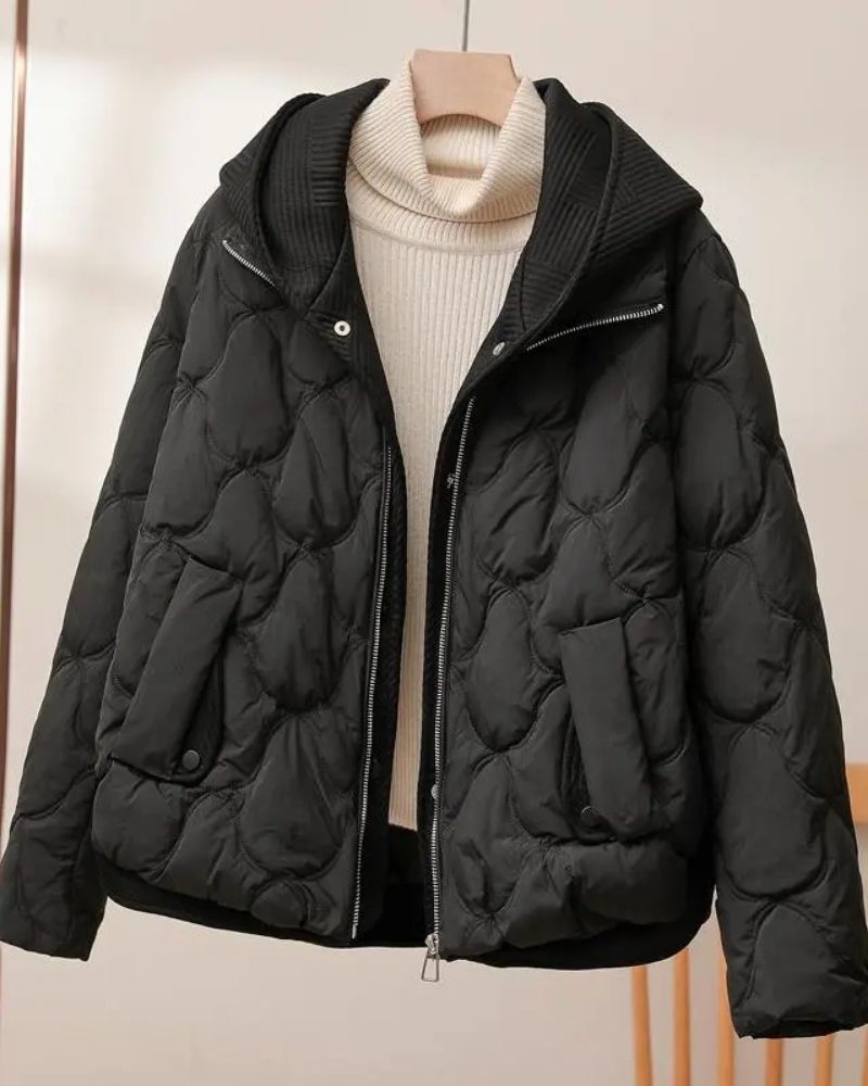 Chaqueta Femenina Acolchada con Capucha Berta