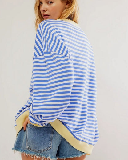 Blusa a Rayas Oversized Rebeca
