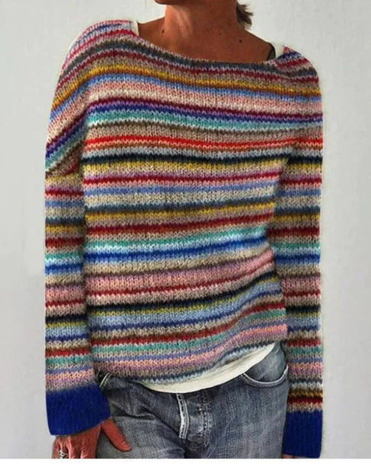 Suéter Femenino de Tricó Estilo Boho Fabíola