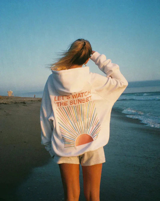 Sudadera con Capucha 'Veamos el Atardecer' Lívia
