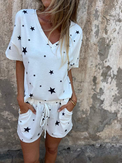 Conjunto Confortable con Estampado de Estrella