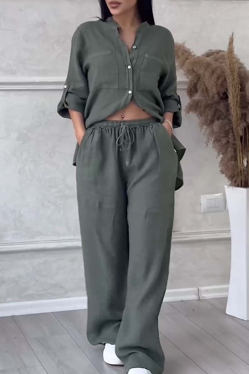 Conjunto Casual de Lino y Algodón – Levedad y Estilo Atemporal