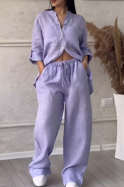 Conjunto Casual de Lino y Algodón – Levedad y Estilo Atemporal
