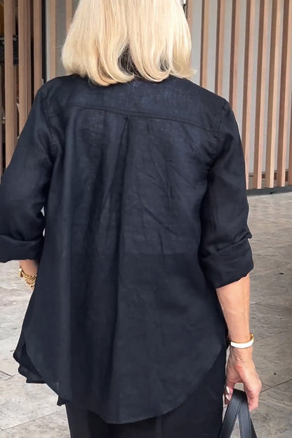 Conjunto Camisa y Shorts de Lino y Algodón Verona | Elegancia Casual Atemporal