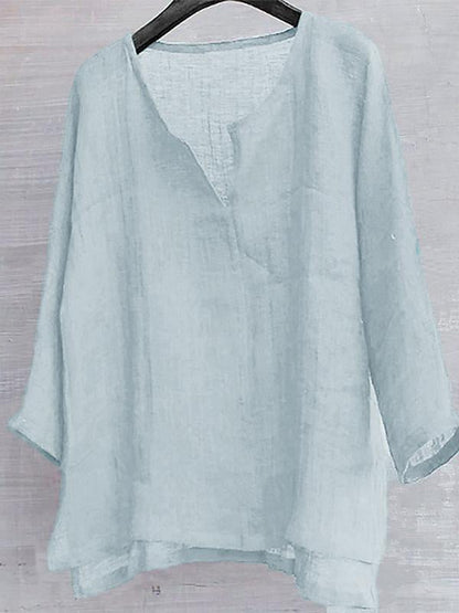 Camisa de Linho para o Verão/Praia