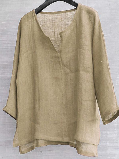 Camisa de Linho para o Verão/Praia