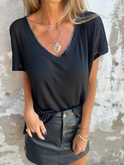 Camiseta confortável e casual