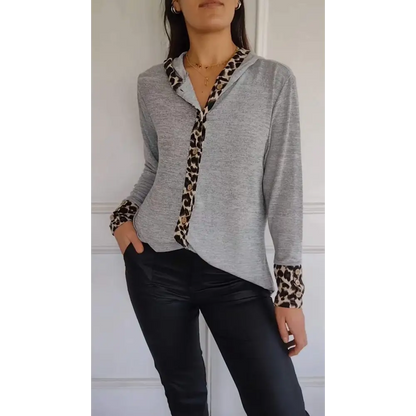 Top Feminino com Capuz e Manga Longa