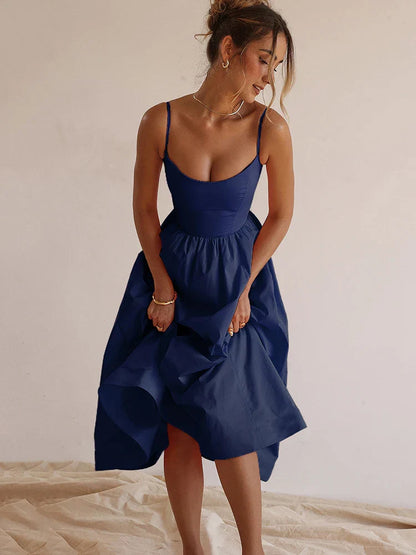 Vestido Corset Midi Princesa Jade